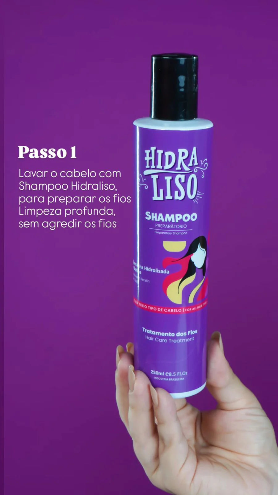 KIT HIDRALISO + SHAMPOO - Progressiva De Chuveiro Sem Formol