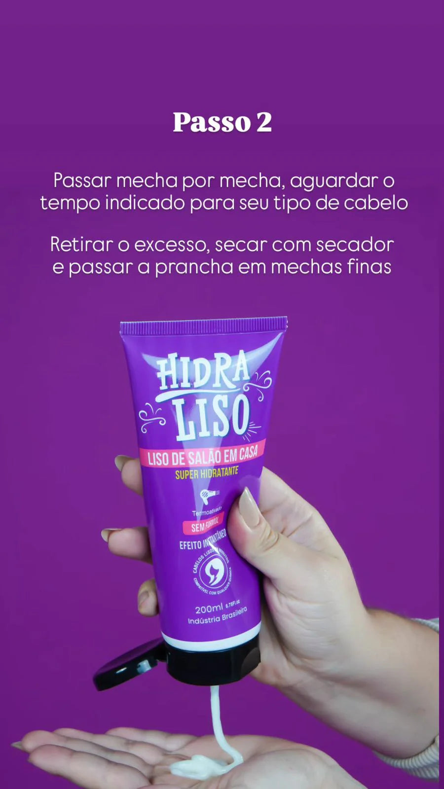 KIT HIDRALISO + SHAMPOO - Progressiva De Chuveiro Sem Formol