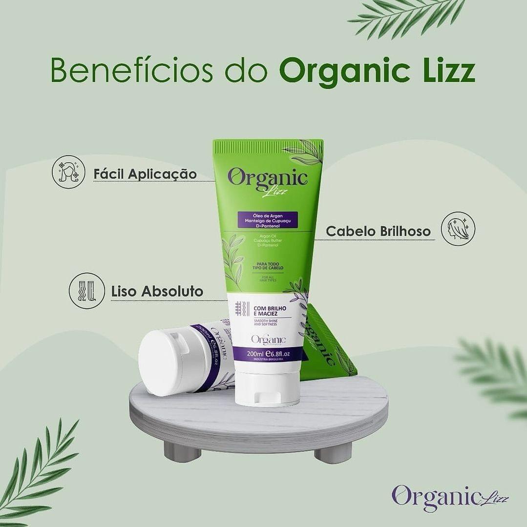 Organic Lizz - Progressiva Sem Formol - COMPRE 1 E LEVE 2